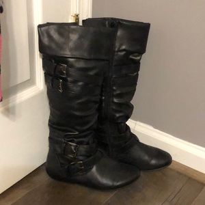 [Like New] Leather Boots